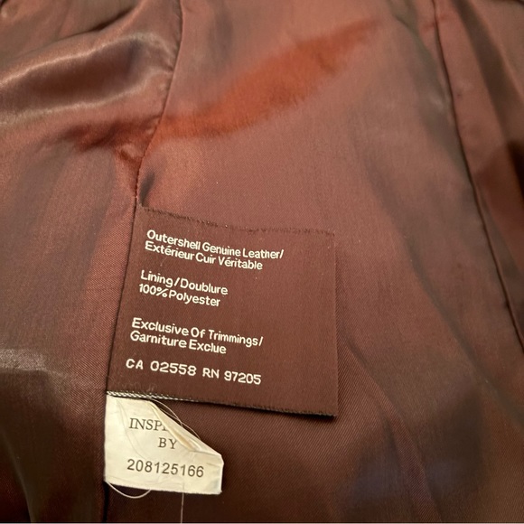 Vintage Danier Black Leather Jacket - Picture 6 of 6